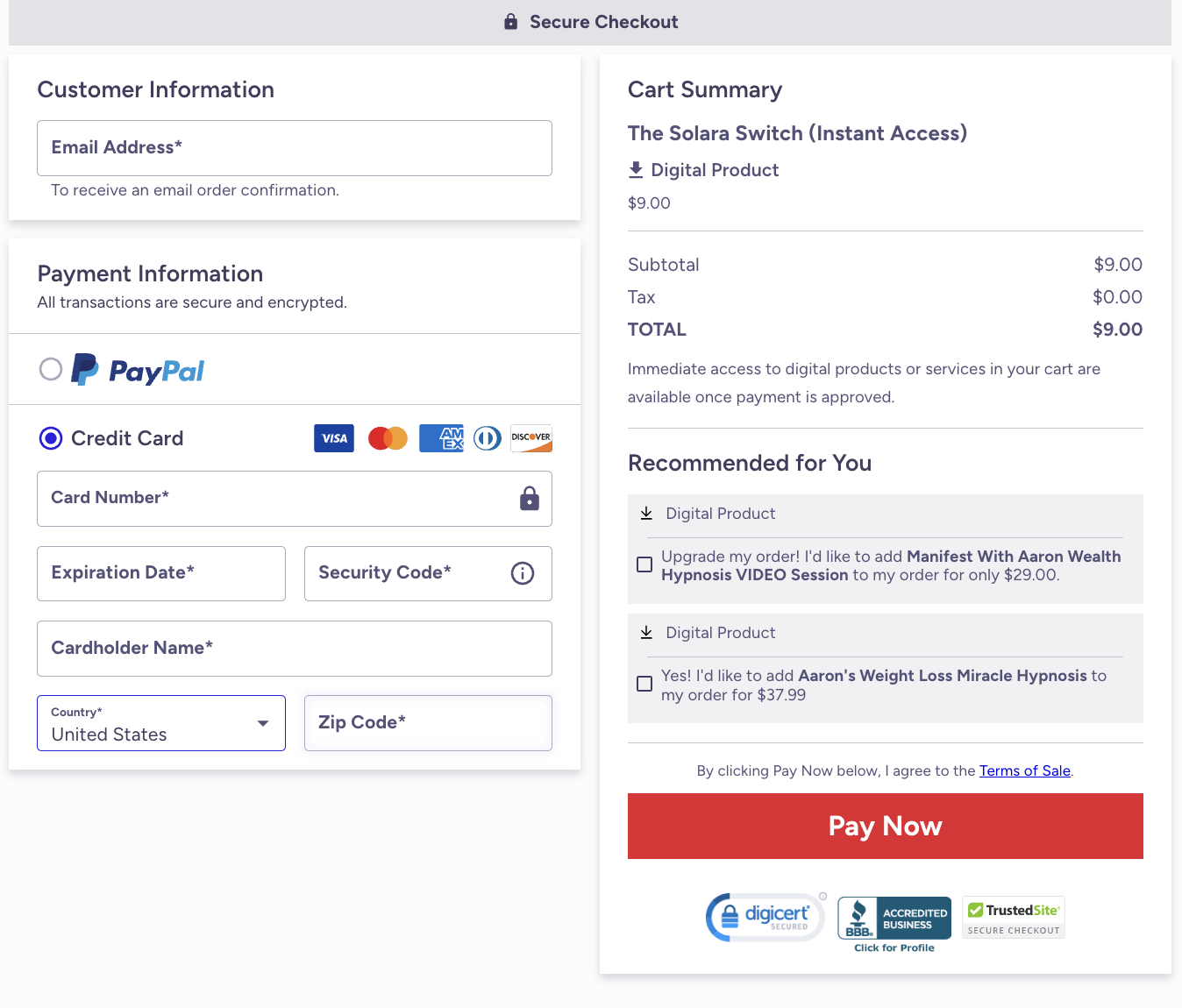 Solar Switch - Buy Now